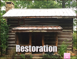 Historic Log Cabin Restoration  Skipperville, Alabama